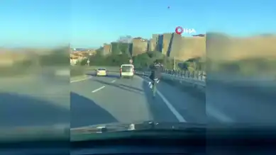 Trabzon'da Tek Teker Bisiklet Kazası: Çocuk Son Anda Kurtuldu!