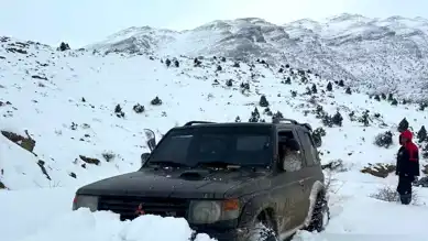 Bozkır'da Karlı Offroad Macerası