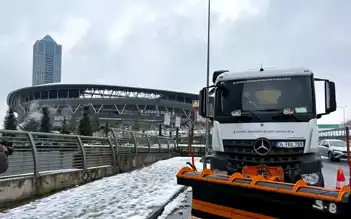 Kar Yağışı Altında Galatasaray - AZ Alkmaar Maçı