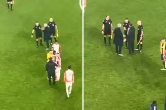 Mourinho, Hakemi Protesto Etti!