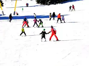 Osmangazi'den Çocuklara Uludağ'da Kayak Eğitimi