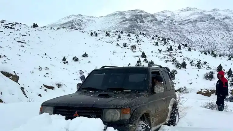 Bozkır'da Karlı Offroad Macerası