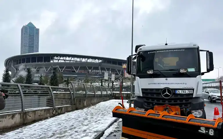 Kar Yağışı Altında Galatasaray - AZ Alkmaar Maçı